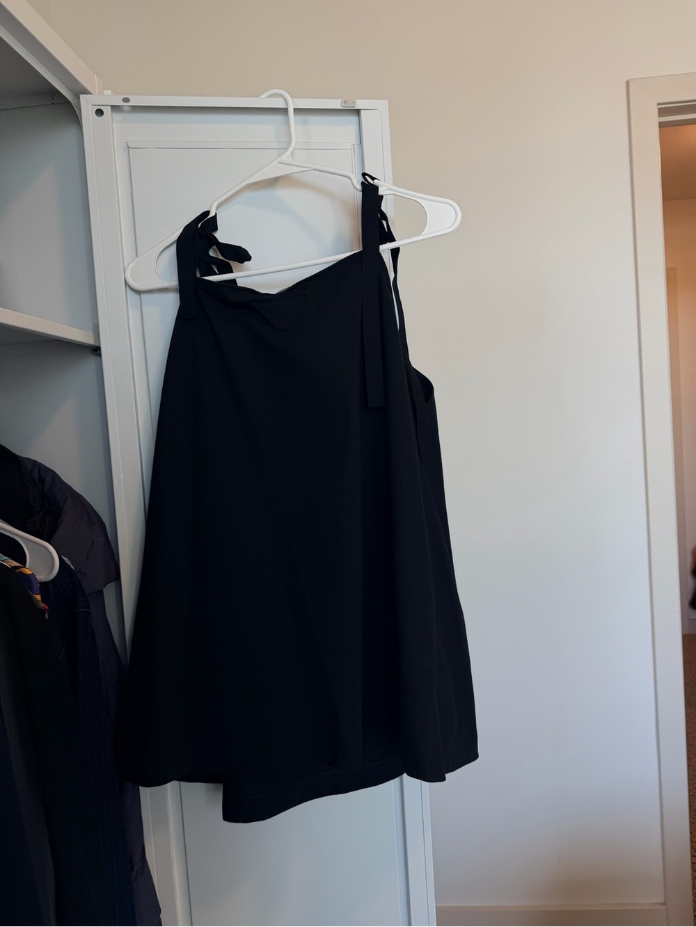 Prada Black Tie-Shoulder Beaded Camisole - Picture 6 of 10